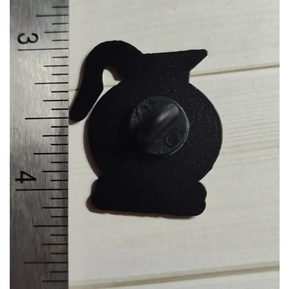Coffee Lover Pin Stay Brewtiful Coffee Pot Lapel Hat Badge